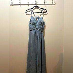 Azazie gown. Size A4. Cutout back.